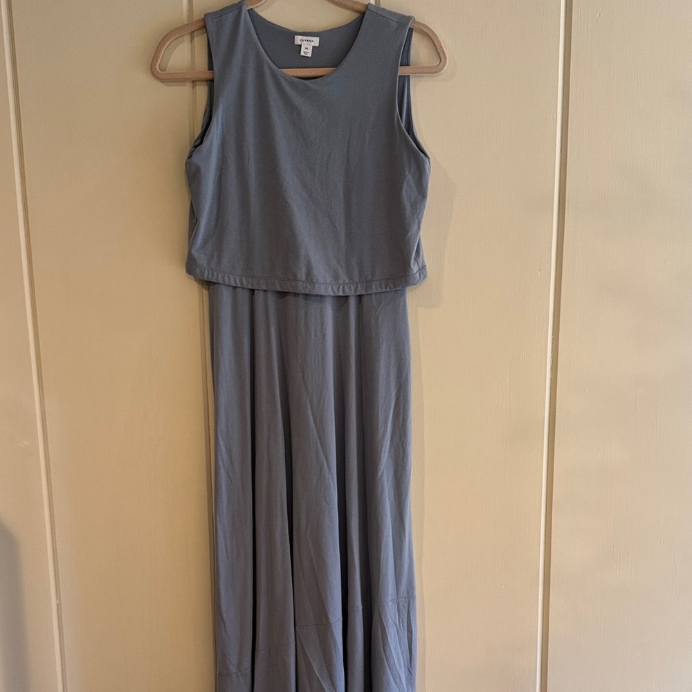 Cuyana Asymmetrical Midi Dress, Overlay Tie Back